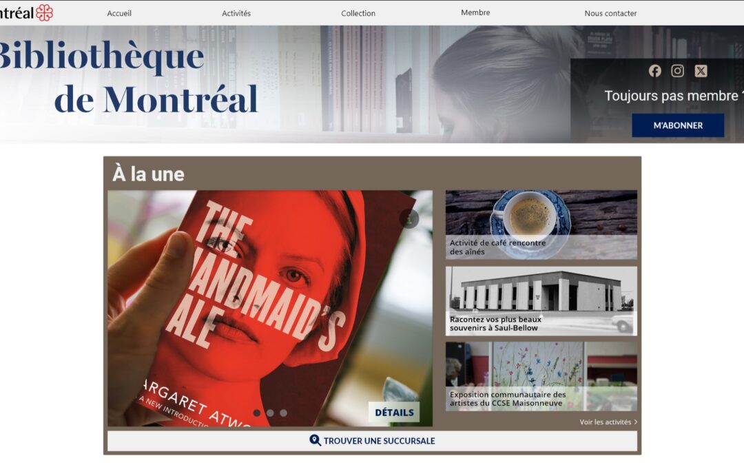 Maquette de bibliothèque