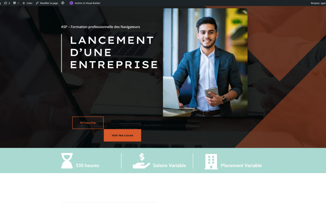 Site Web de formation scolaire